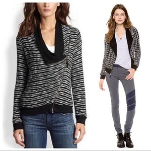 •SPLENDID• Fireside Boucle Moto Sweater Jacket